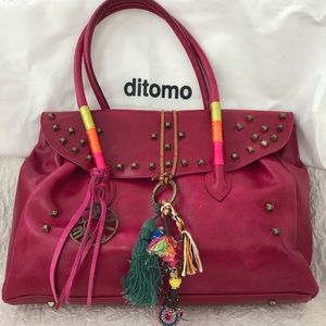Ditomo pink leather bag.  Excellent condition.  Made in Spain.   $100.00
